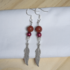 Plume jaspe de rouge-lumineusesgemmes.com